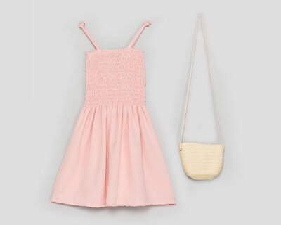 Foto 2 | Vestido Rosa Girls Attitude para Niña con Bolsa