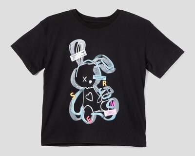 Foto 1 | Playera 18 Forever Manga Corta Estampada para Niña