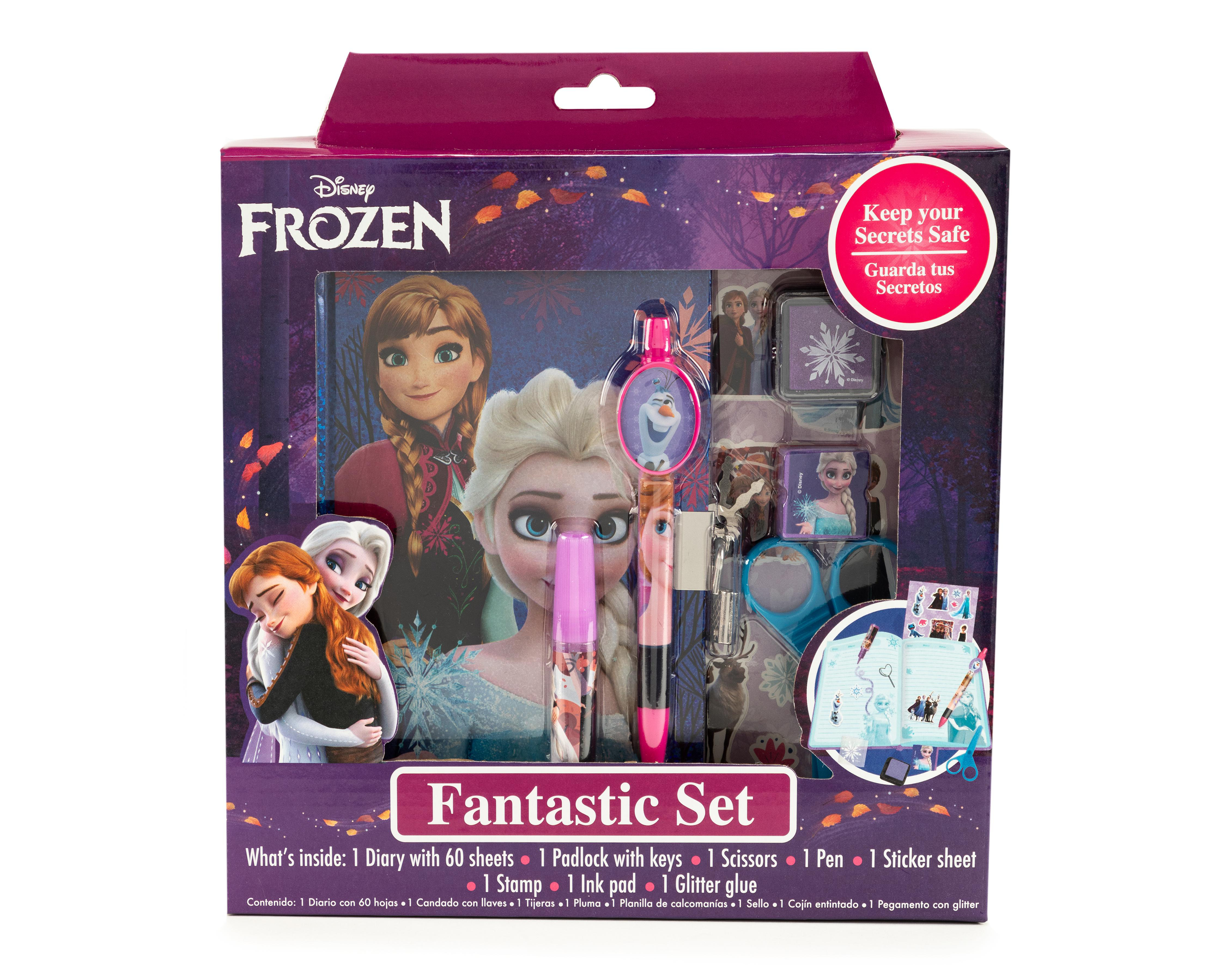 Diario para Niña Disney Frozen con Accesorios