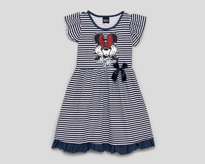 Foto 1 | Vestido Azul con Blanco Disney Minnie Mouse para Niña