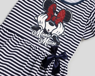 Foto 3 | Vestido Azul con Blanco Disney Minnie Mouse para Niña