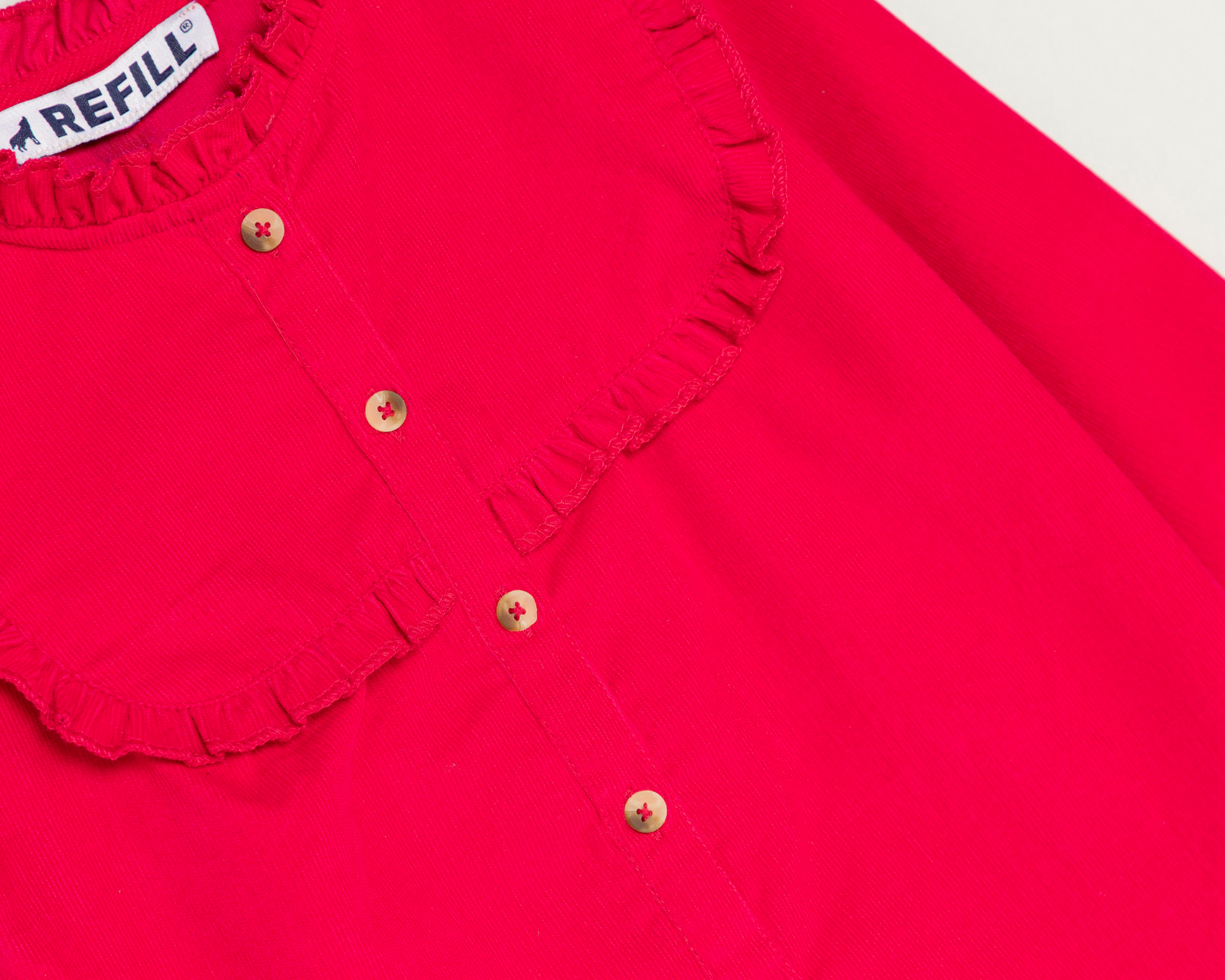Foto 4 pulgar | Blusa de Cuello Redondo Rosa Refill para Niña