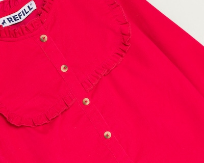 Foto 3 | Blusa de Cuello Redondo Rosa Refill para Niña