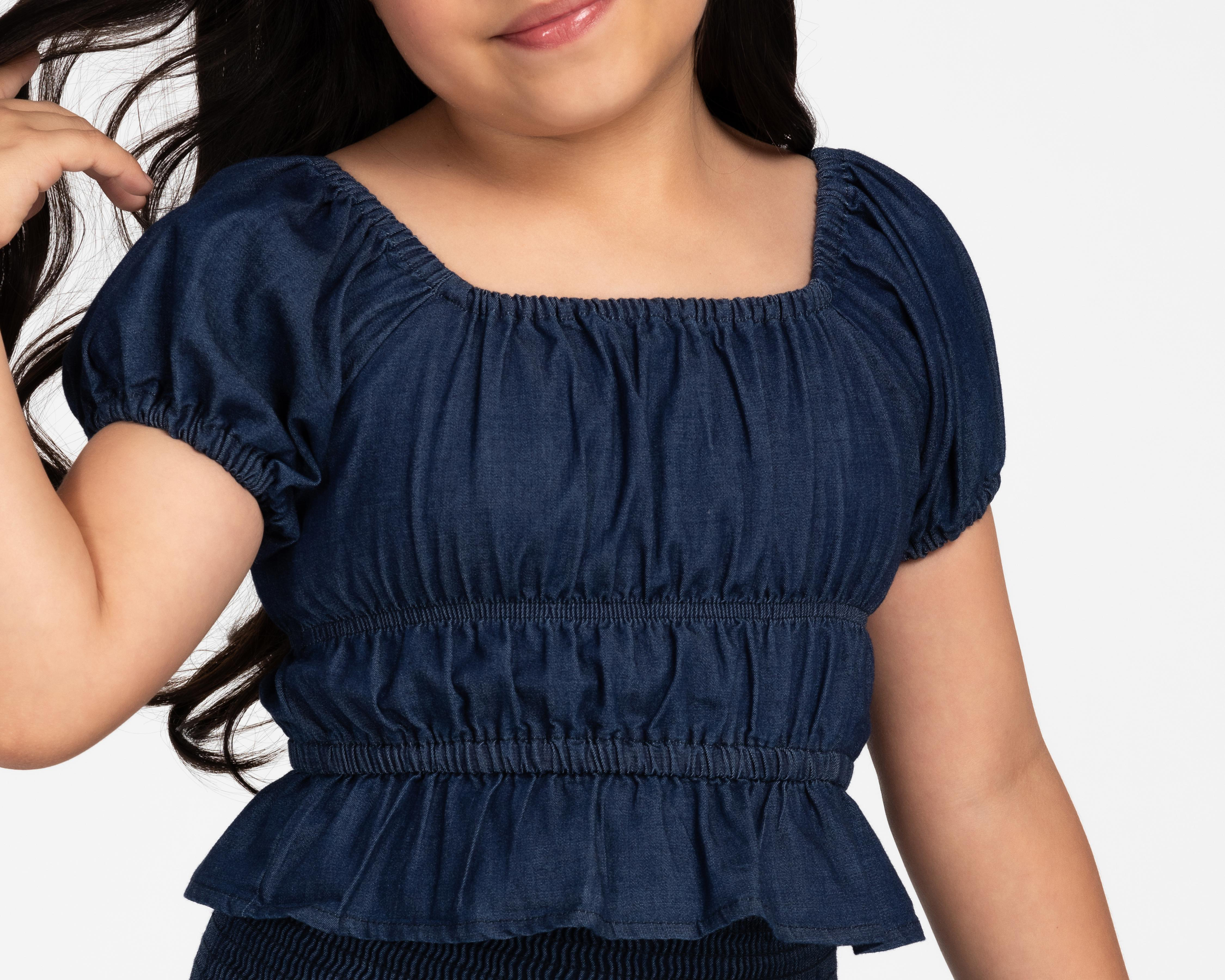 Foto 4 | Conjunto de Blusa y Falda Girls Attitude para Niña