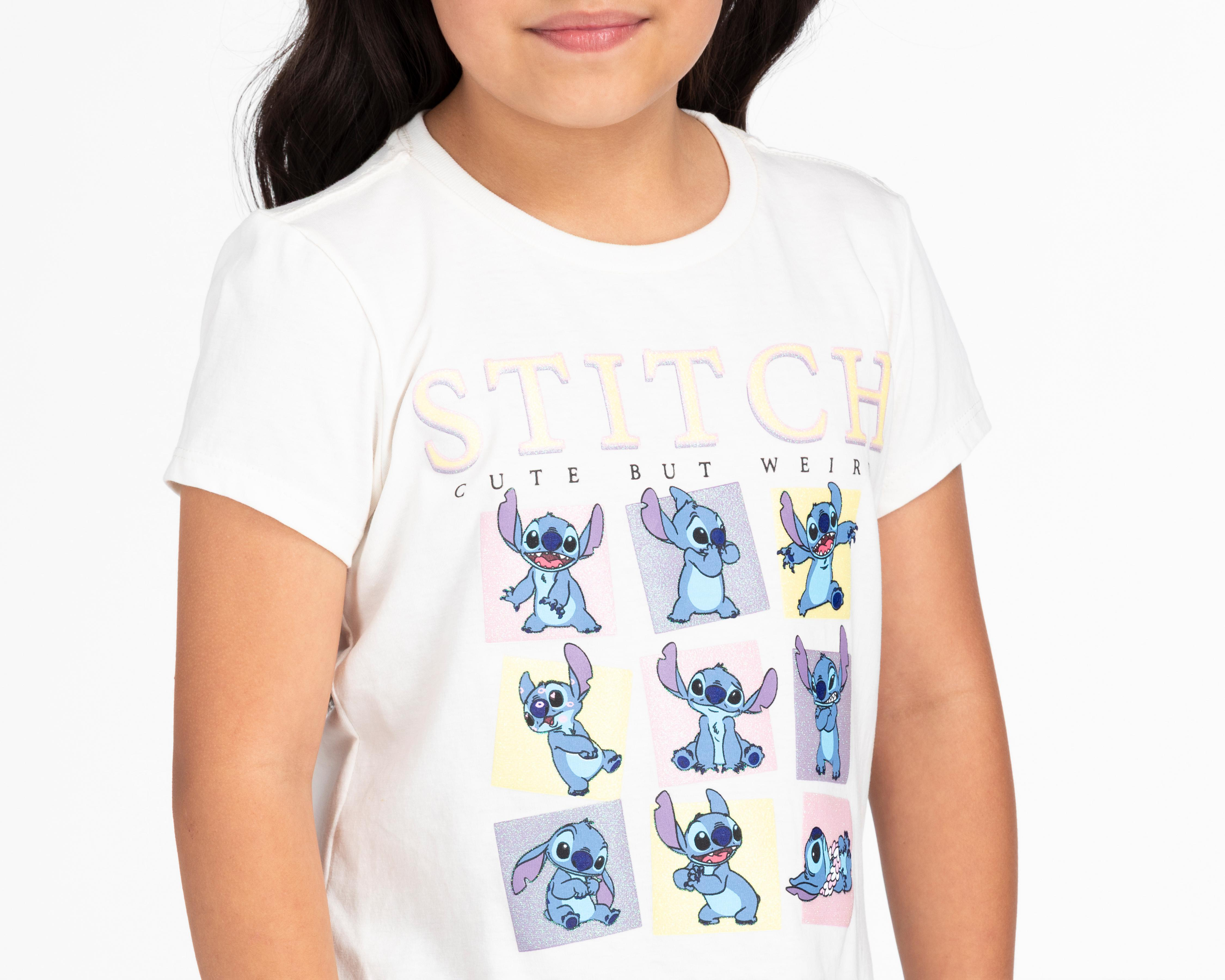 Foto 5 pulgar | Playera Stitch Disney para Niña