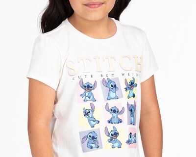 Foto 4 | Playera Stitch Disney para Niña