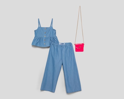 Foto 1 | Blusa y Pantalón con Bolsa Refill para Niña