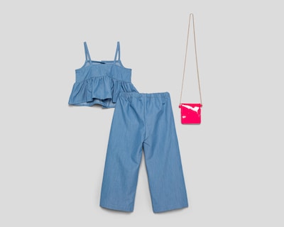 Foto 2 | Blusa y Pantalón con Bolsa Refill para Niña