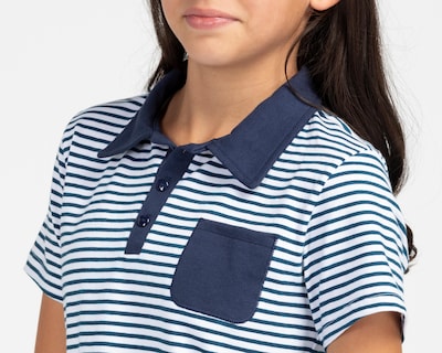 Foto 4 | Playera Polo 18 Forever Azul Juvenil