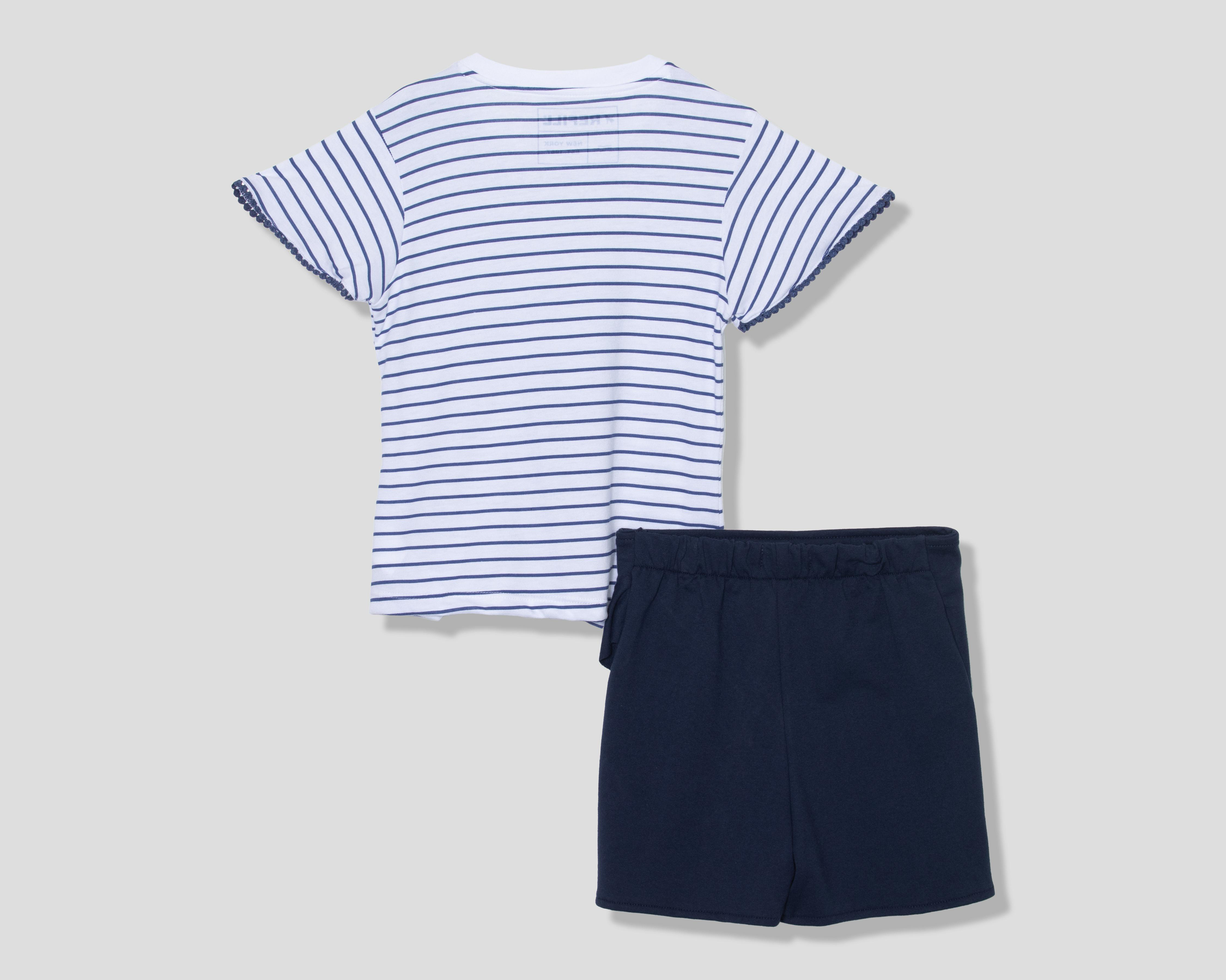 Foto 2 | Playera y Short Falda Refill para Niña