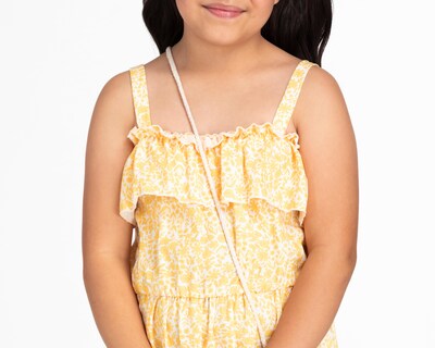 Foto 5 | Vestido Amarillo Girls Attitude para Niña con Bolsa de Oso