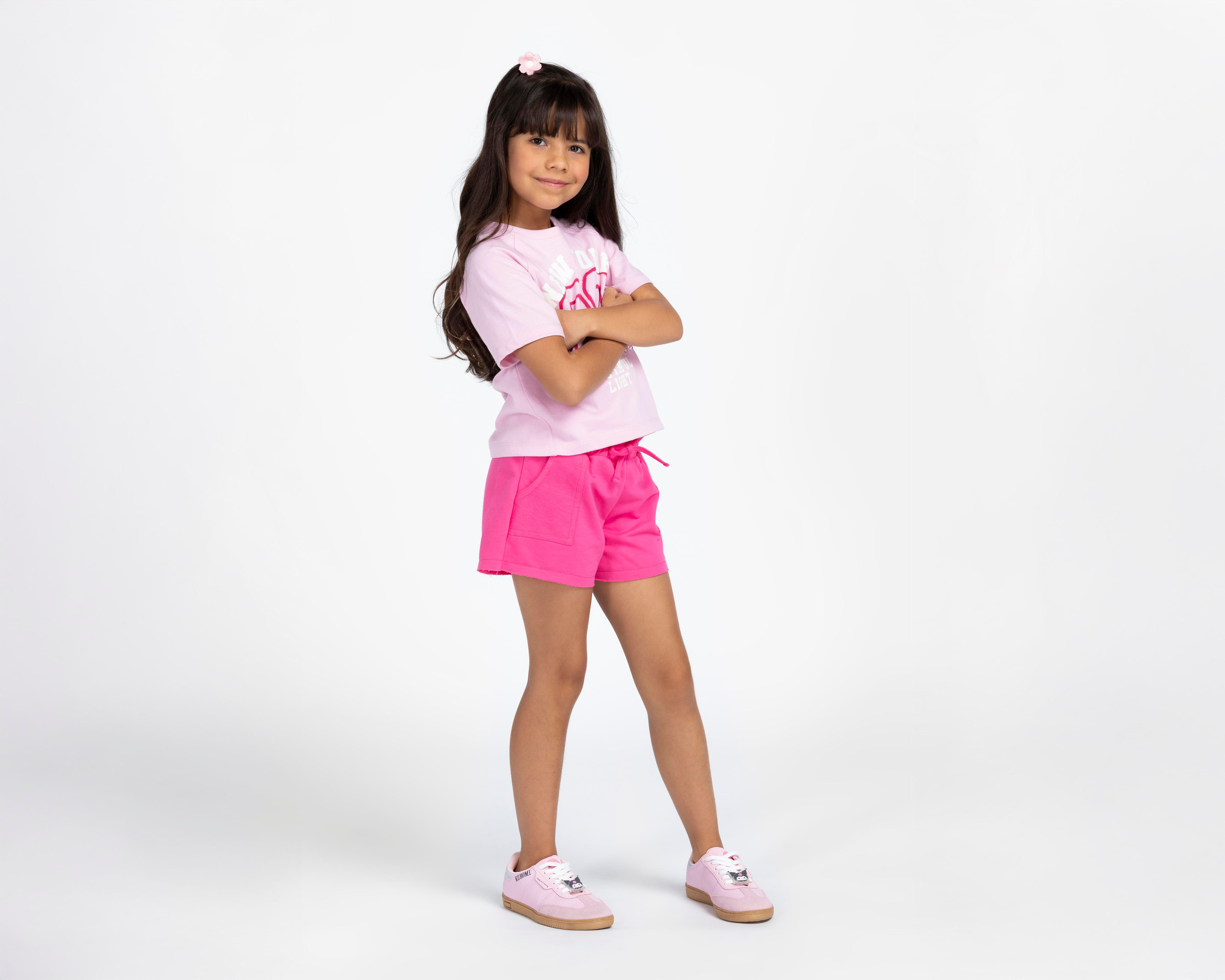 Foto 4 pulgar | Short Girls Attitude para Niña 2 Piezas