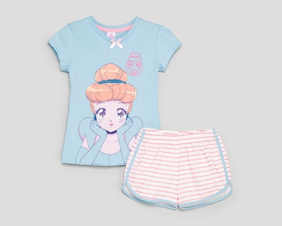 Foto 1 | Pijama para Niña de Princesas Disney
