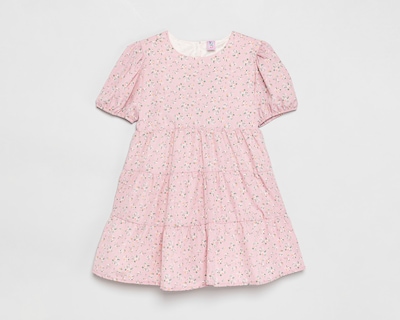 Foto 1 | Vestido Rosa Telitas para Niña