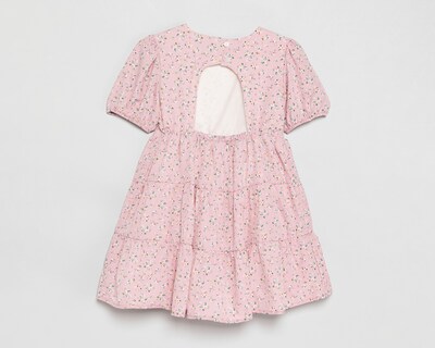 Foto 2 | Vestido Rosa Telitas para Niña