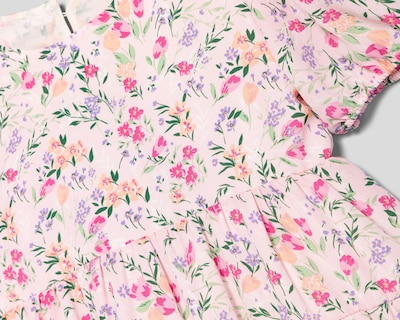 Foto 3 | Vestido Rosa Telitas para Niña