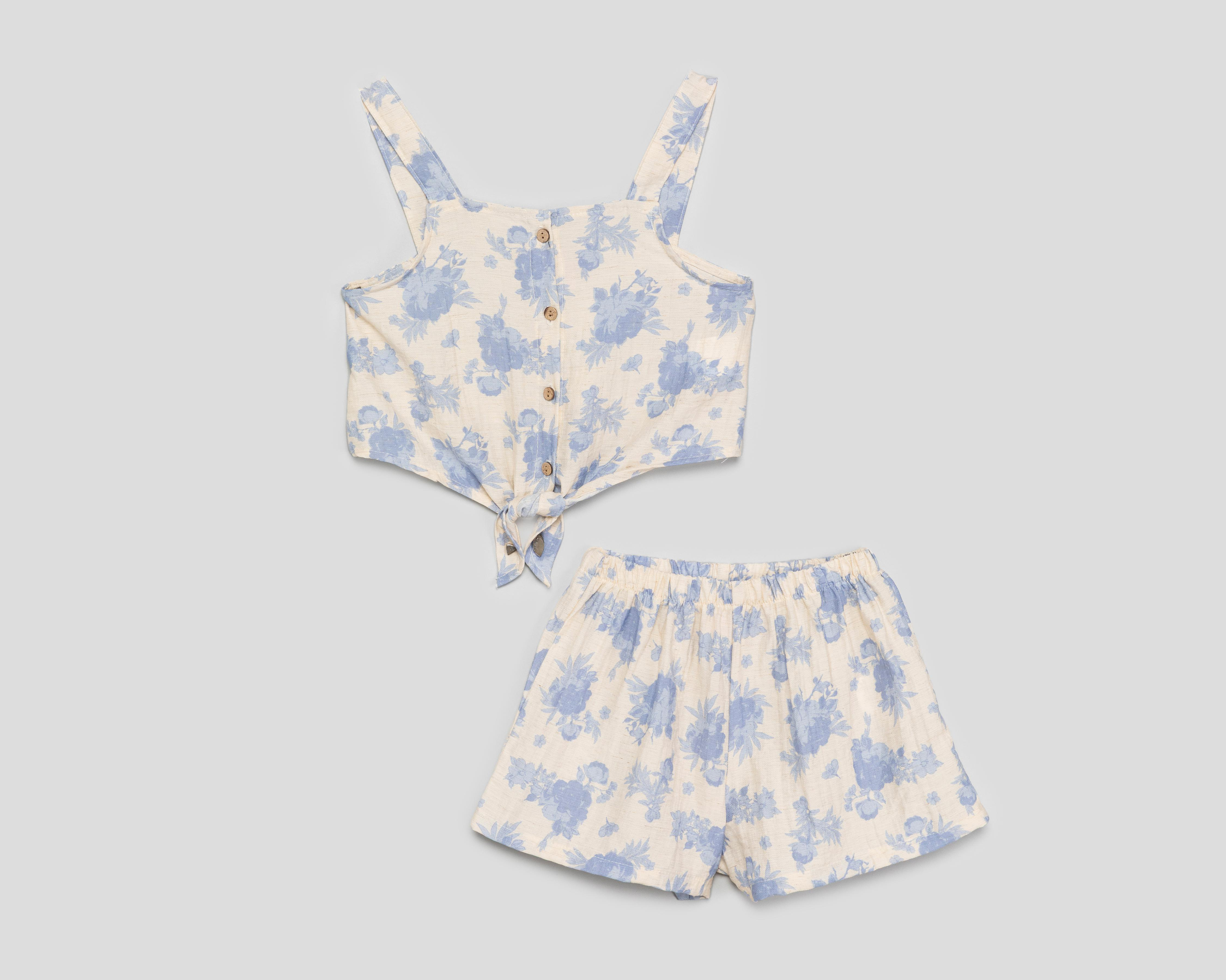 Blusa y Short Telitas para Niña