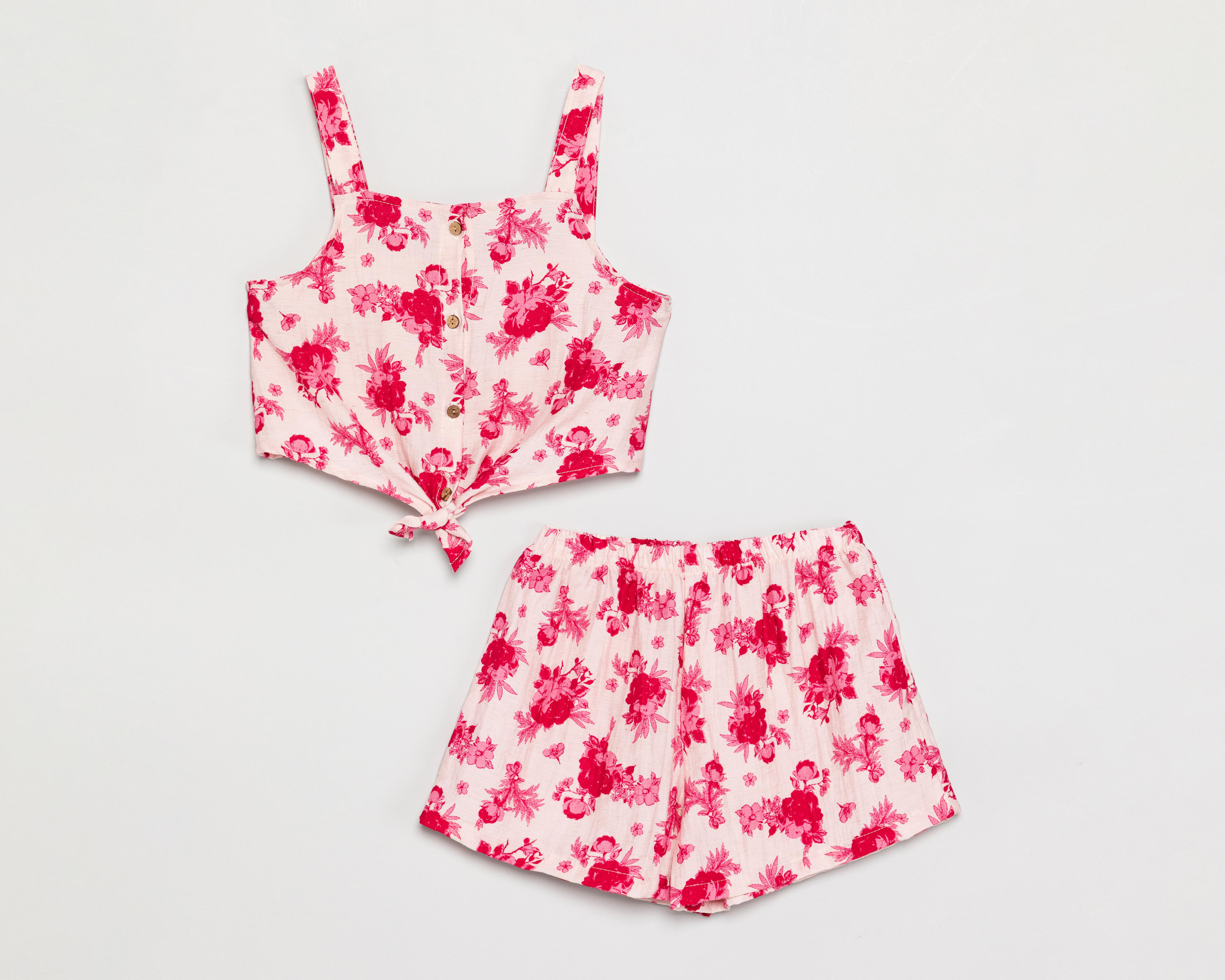 Blusa y Short Telitas para Niña