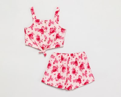 Foto 1 | Blusa y Short Telitas para Niña