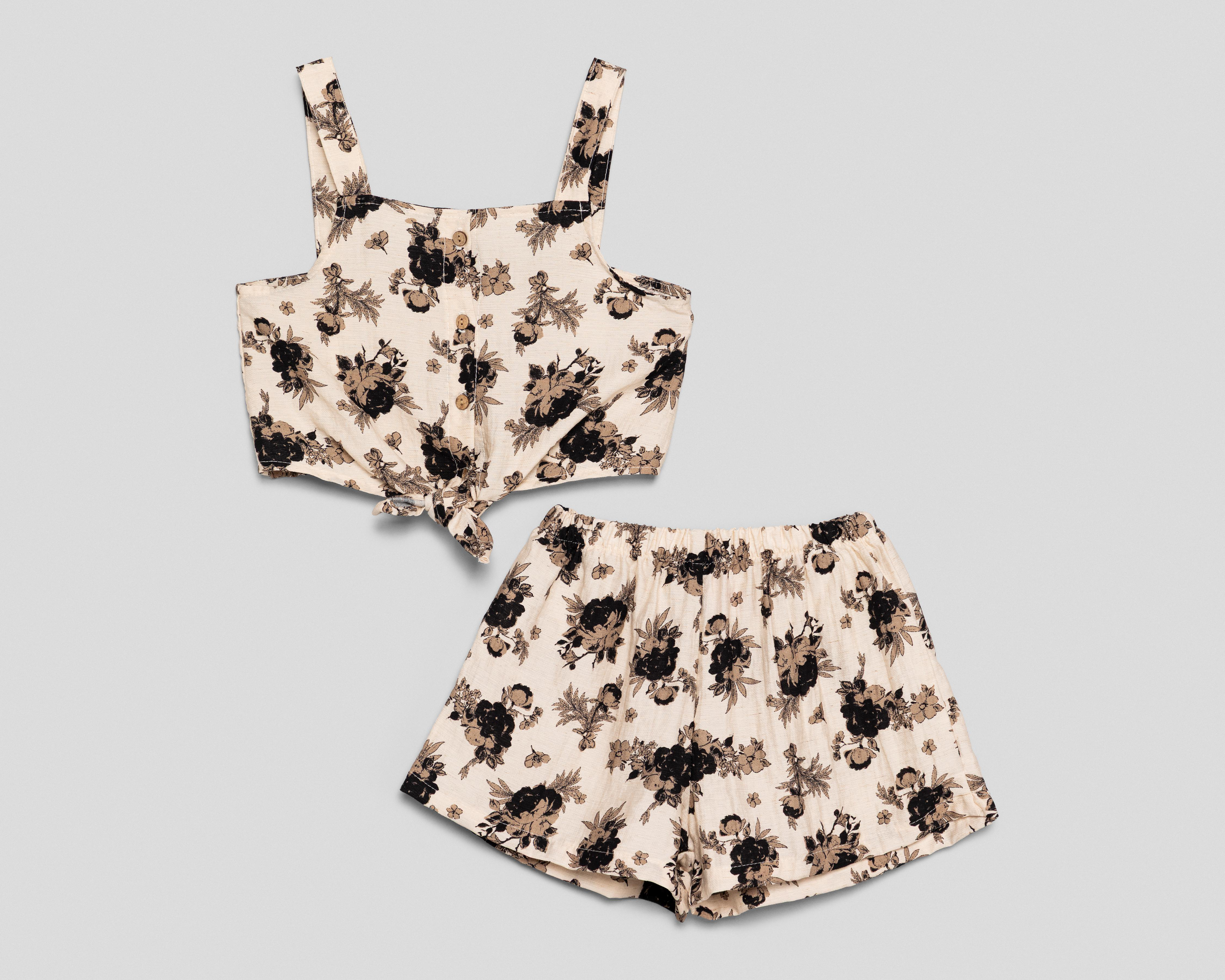 Blusa y Short Telitas para Niña