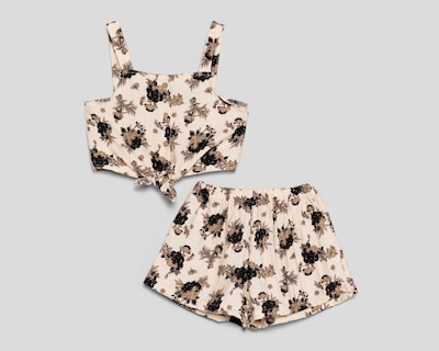 Foto 1 | Blusa y Short Telitas para Niña