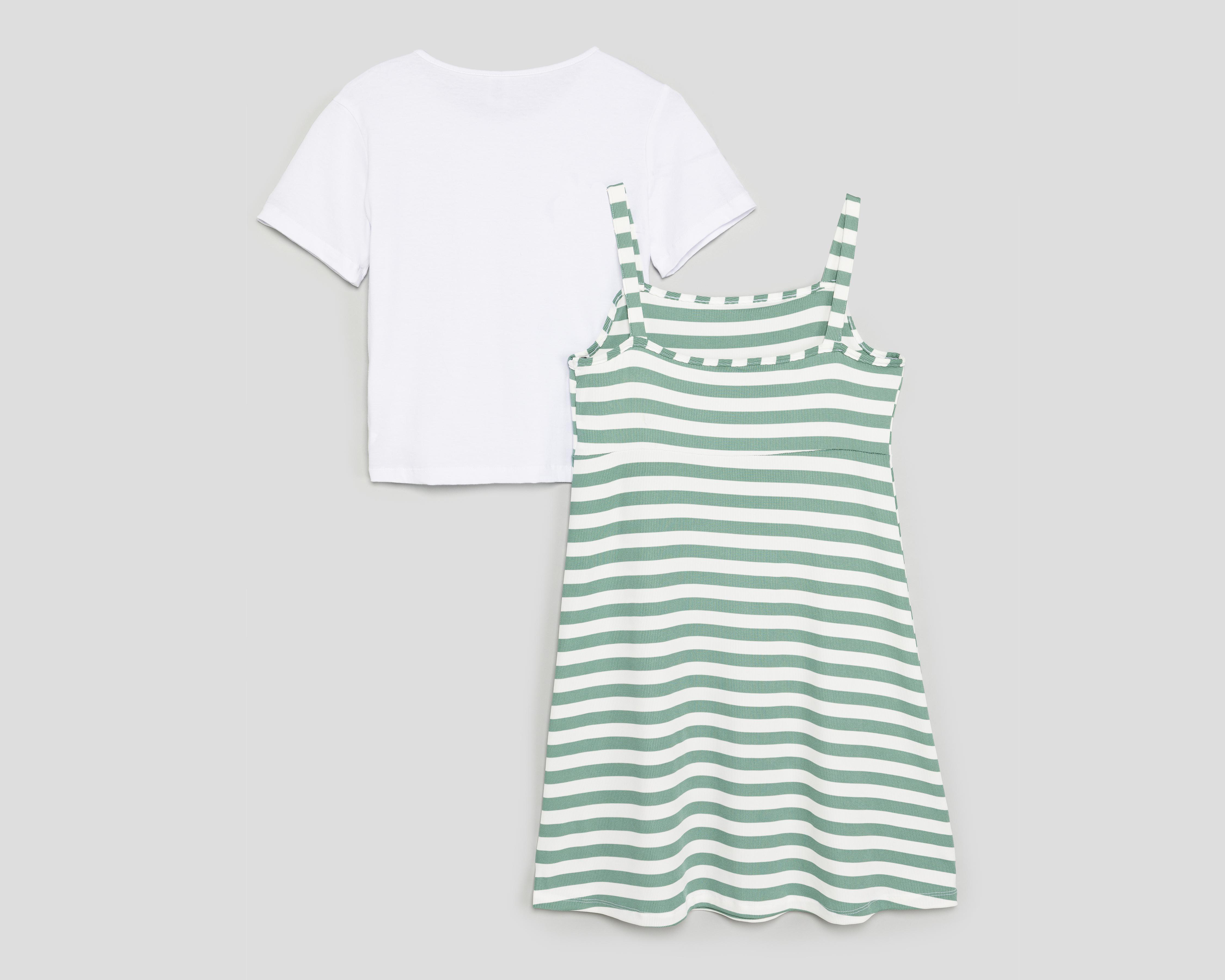 Foto 2 | Vestido y Playera Telitas para Niña