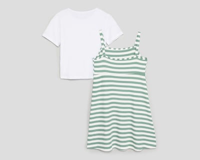 Foto 2 | Vestido y Playera Telitas para Niña