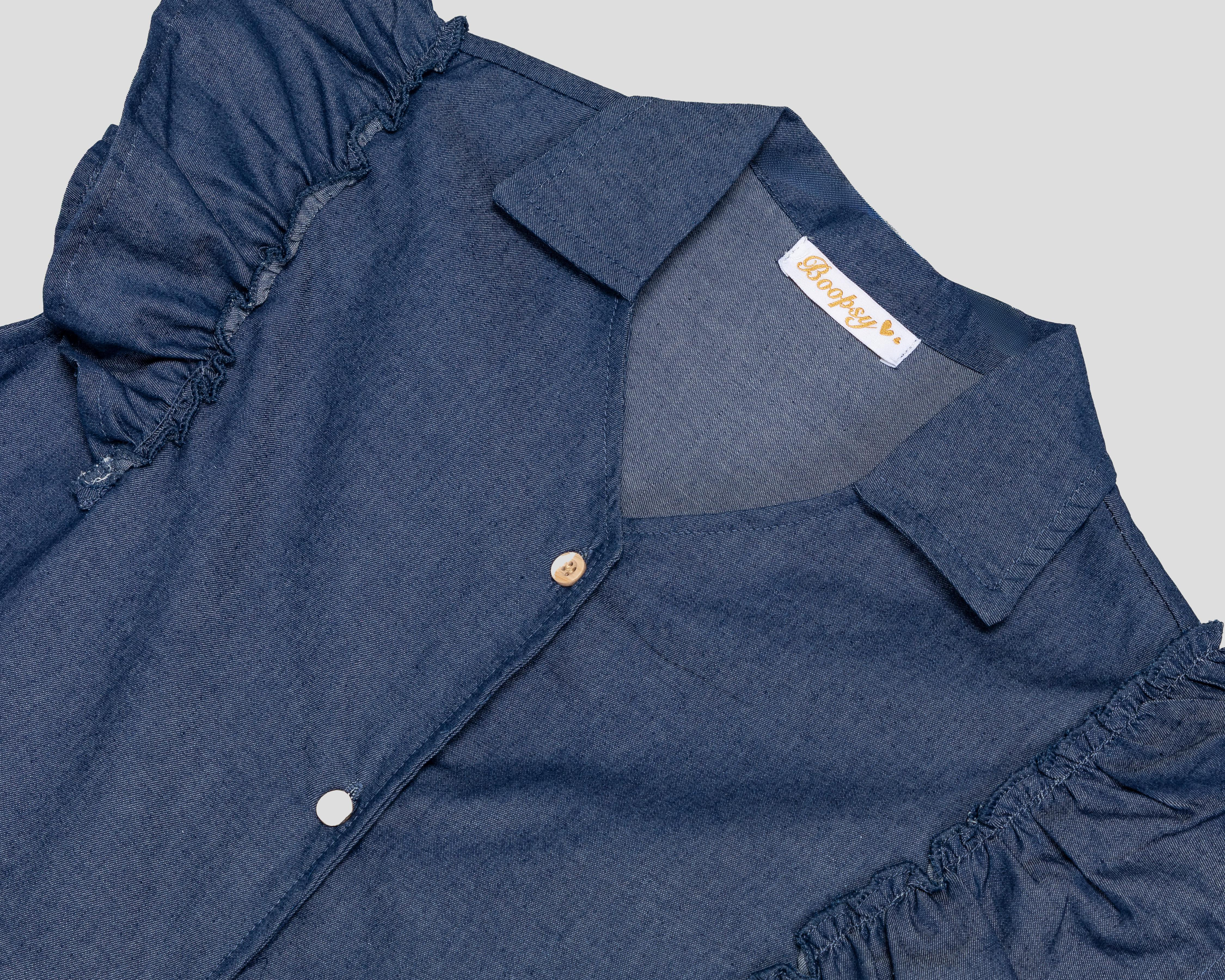 Foto 4 pulgar | Blusa y Falda con Cinturón Boopsy para Niña