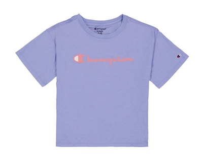 Foto 1 | Playera de Cuello Redondo Morada Champion para Niña