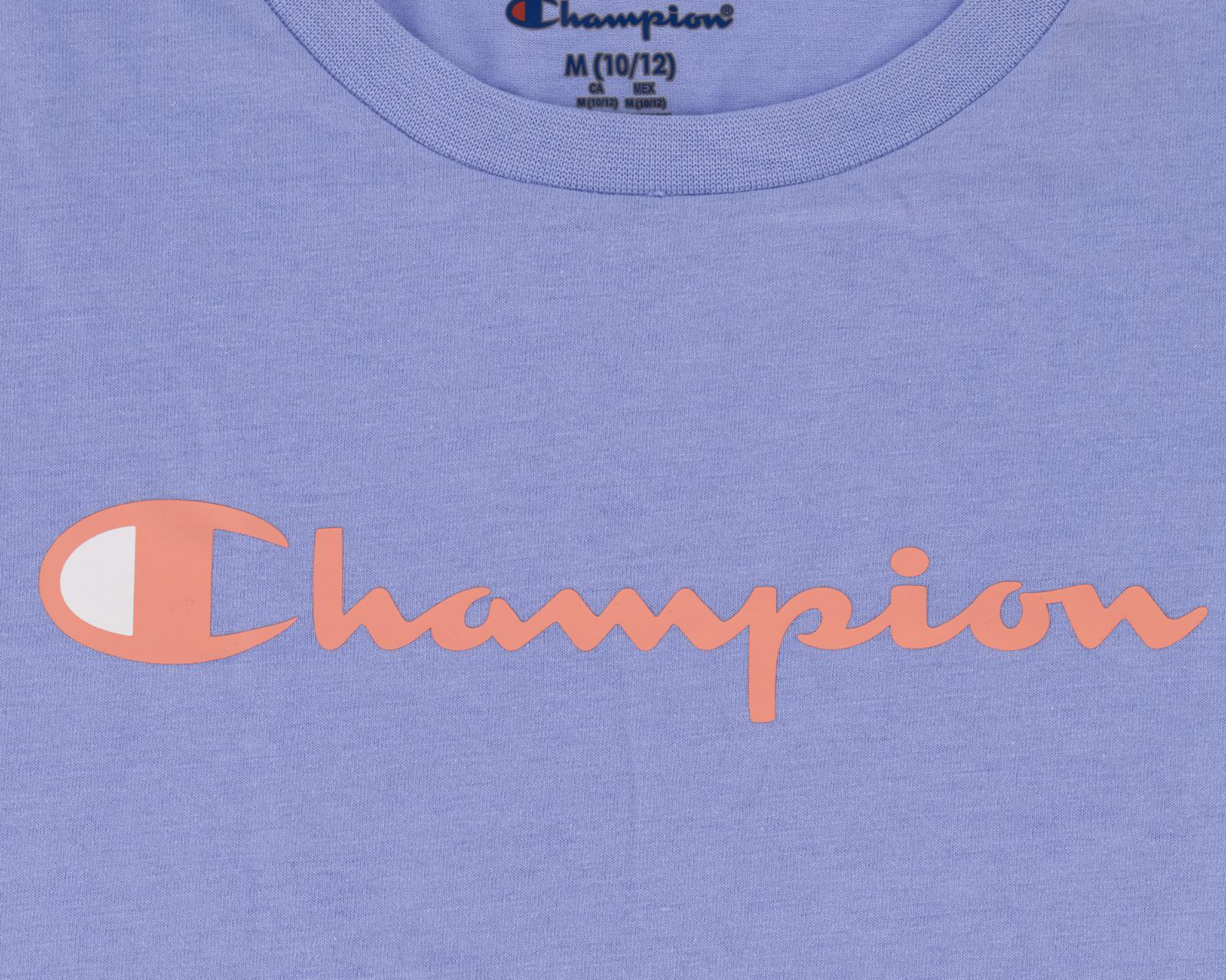 Foto 5 pulgar | Playera de Cuello Redondo Morada Champion para Niña