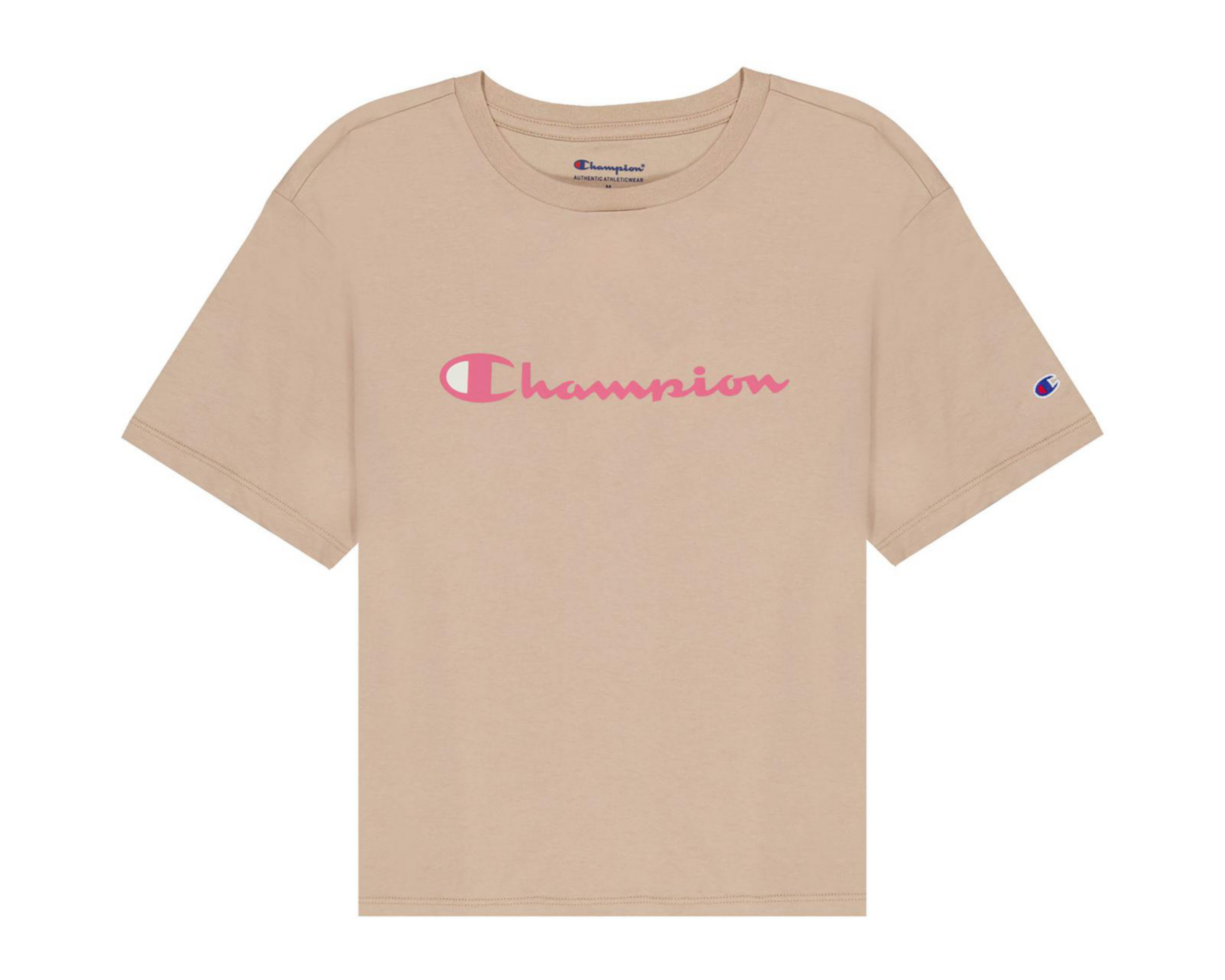 Foto 1 | Playera de Cuello Redondo Café Champion para Niña