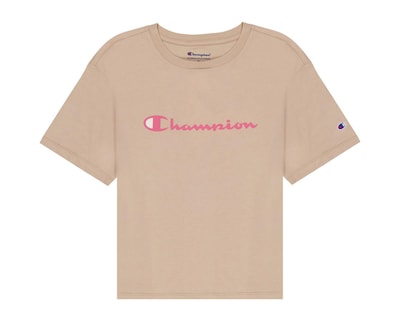 Foto 1 | Playera de Cuello Redondo Café Champion para Niña