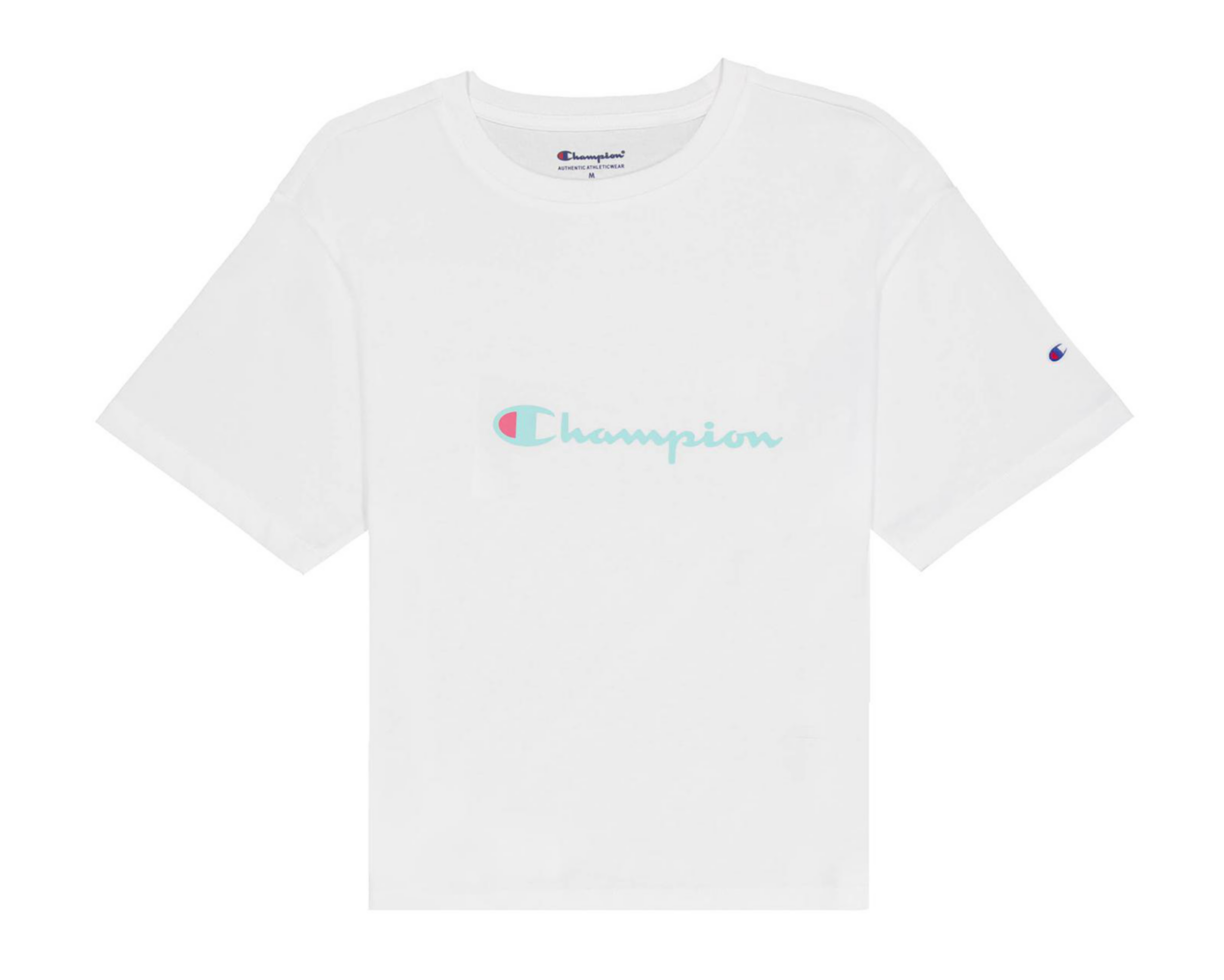 Foto 1 | Playera de Cuello Redondo Blanca Champion para Niña
