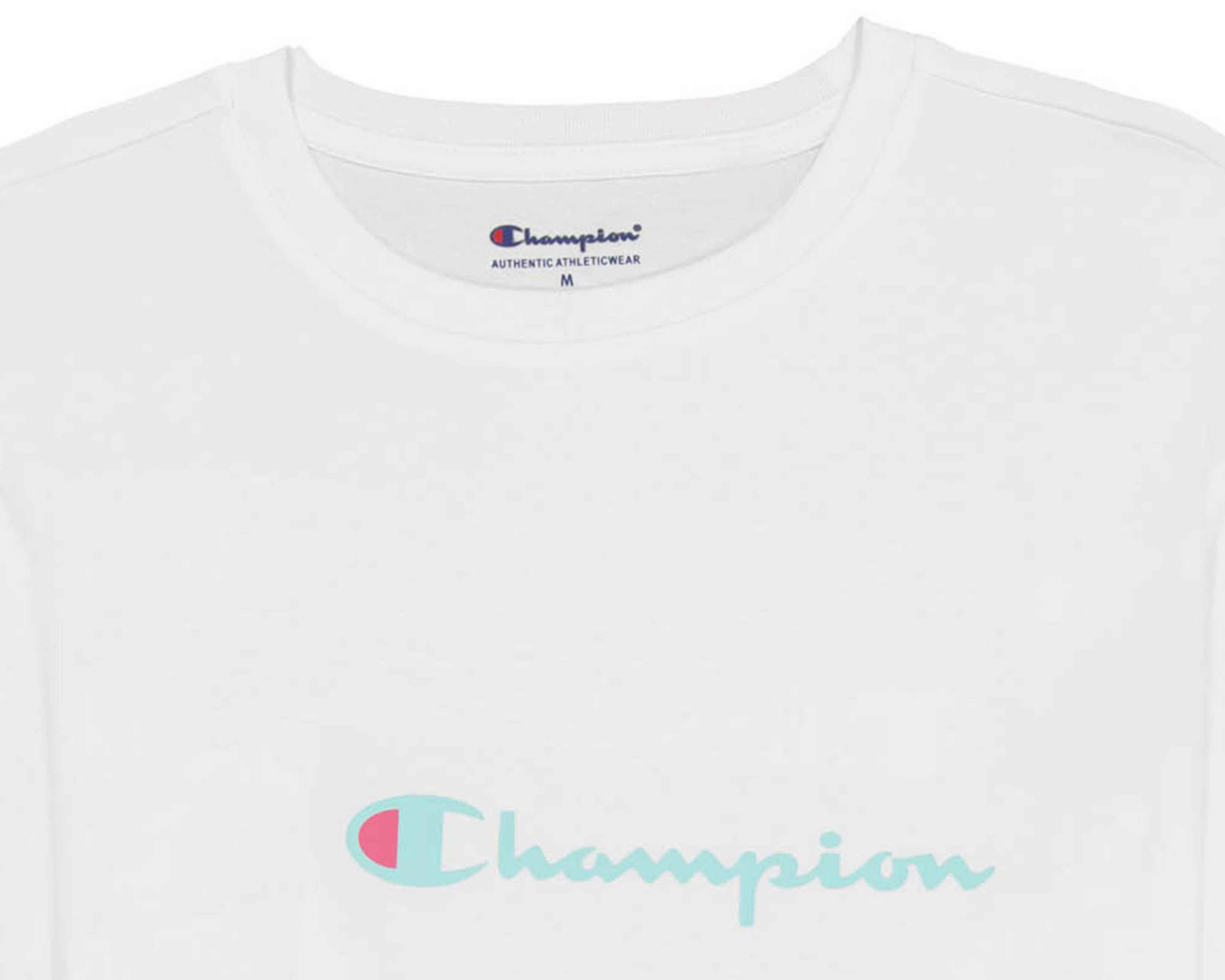Foto 4 pulgar | Playera de Cuello Redondo Blanca Champion para Niña