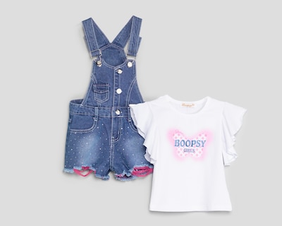 Foto 1 | Overol y Playera Boopsy para Niña