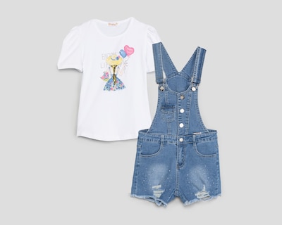 Foto 1 | Overol y Playera Boopsy para Niña