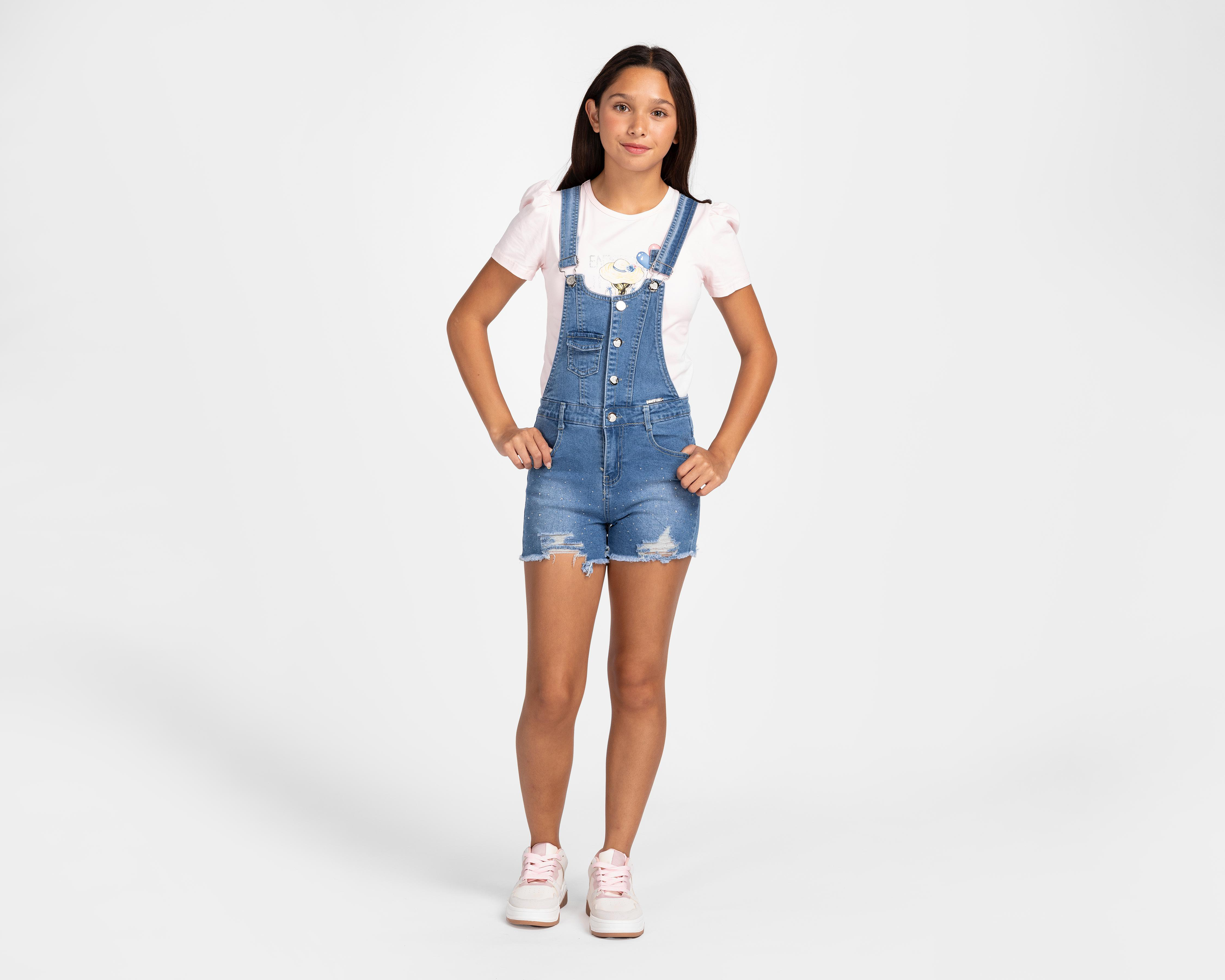 Foto 1 | Overol y Playera Boopsy para Niña