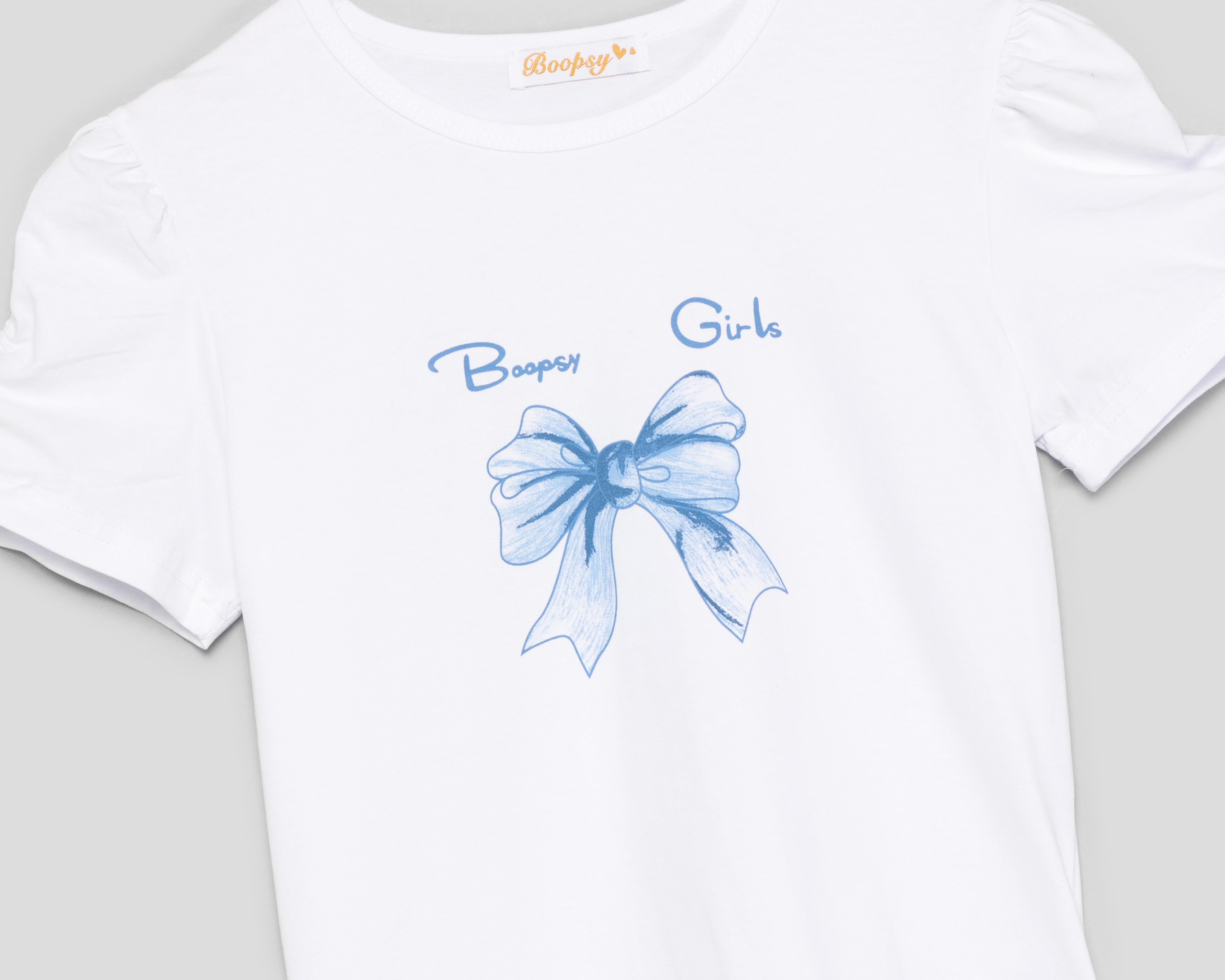 Foto 4 pulgar | Overol y Playera Boopsy para Niña