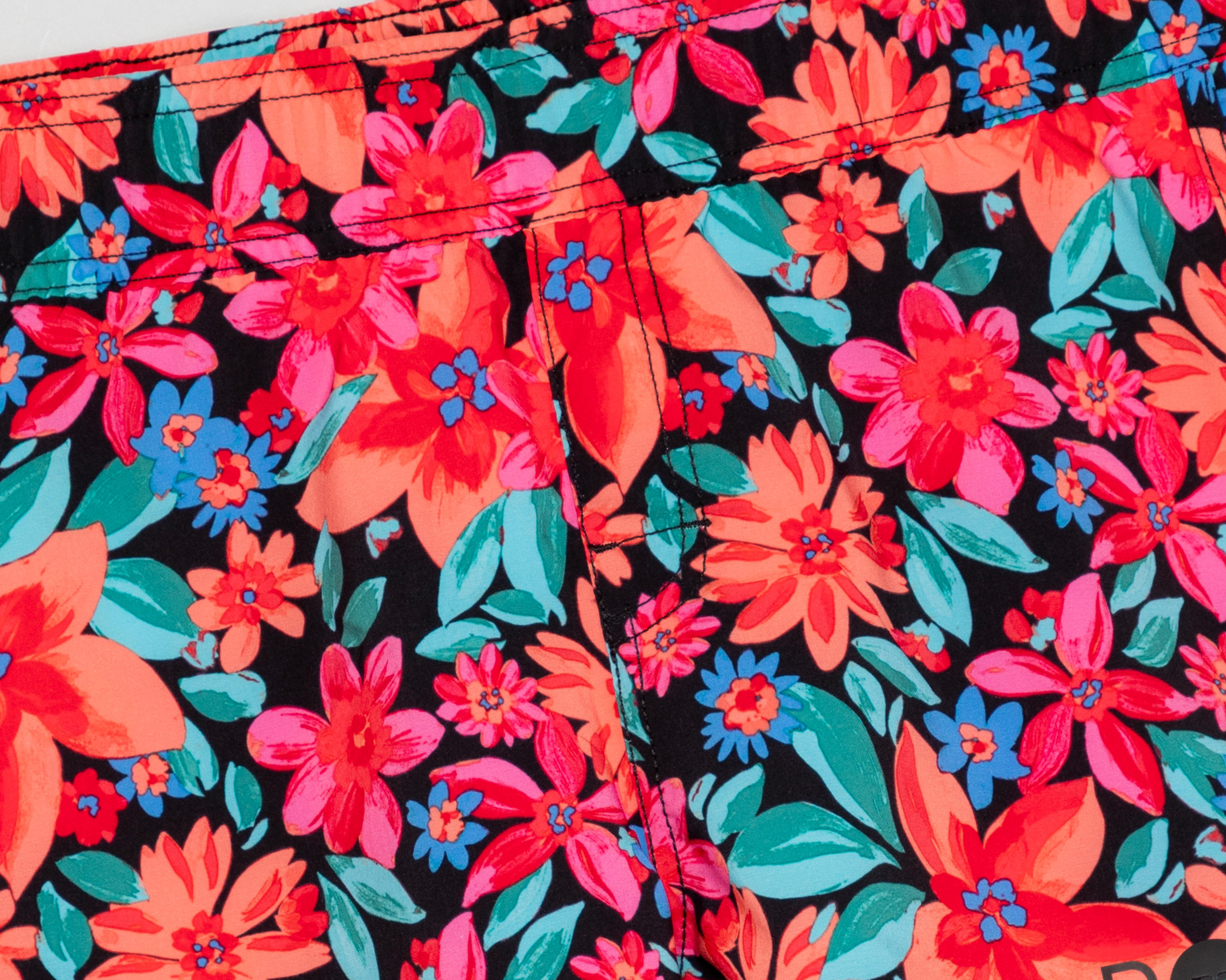 Foto 4 pulgar | Traje de Baño Roxy Floral para Niña