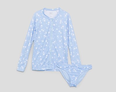 Foto 1 | Traje de Baño Roxy Floral para Niña 2 Piezas