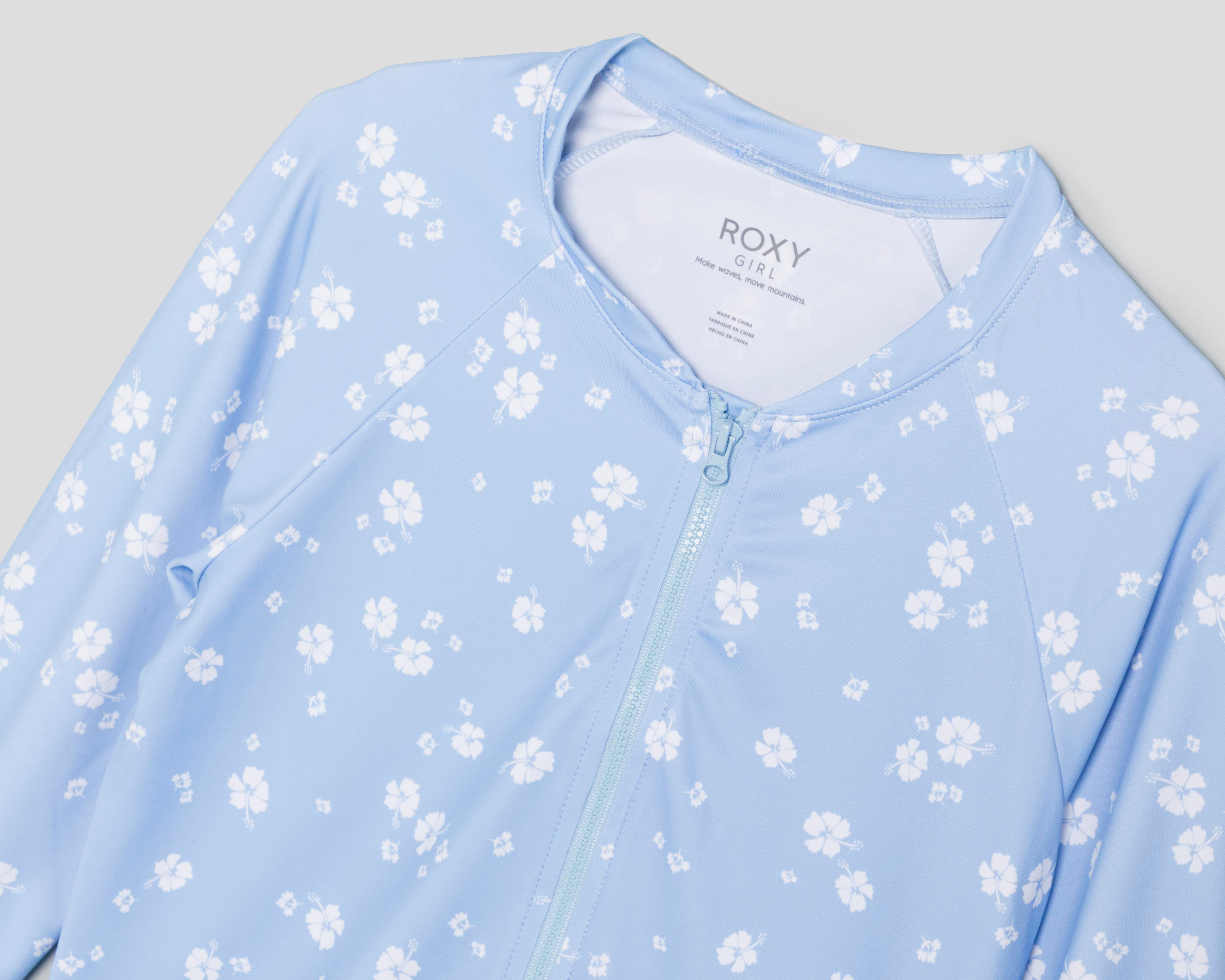 Foto 4 pulgar | Traje de Baño Roxy Floral para Niña 2 Piezas