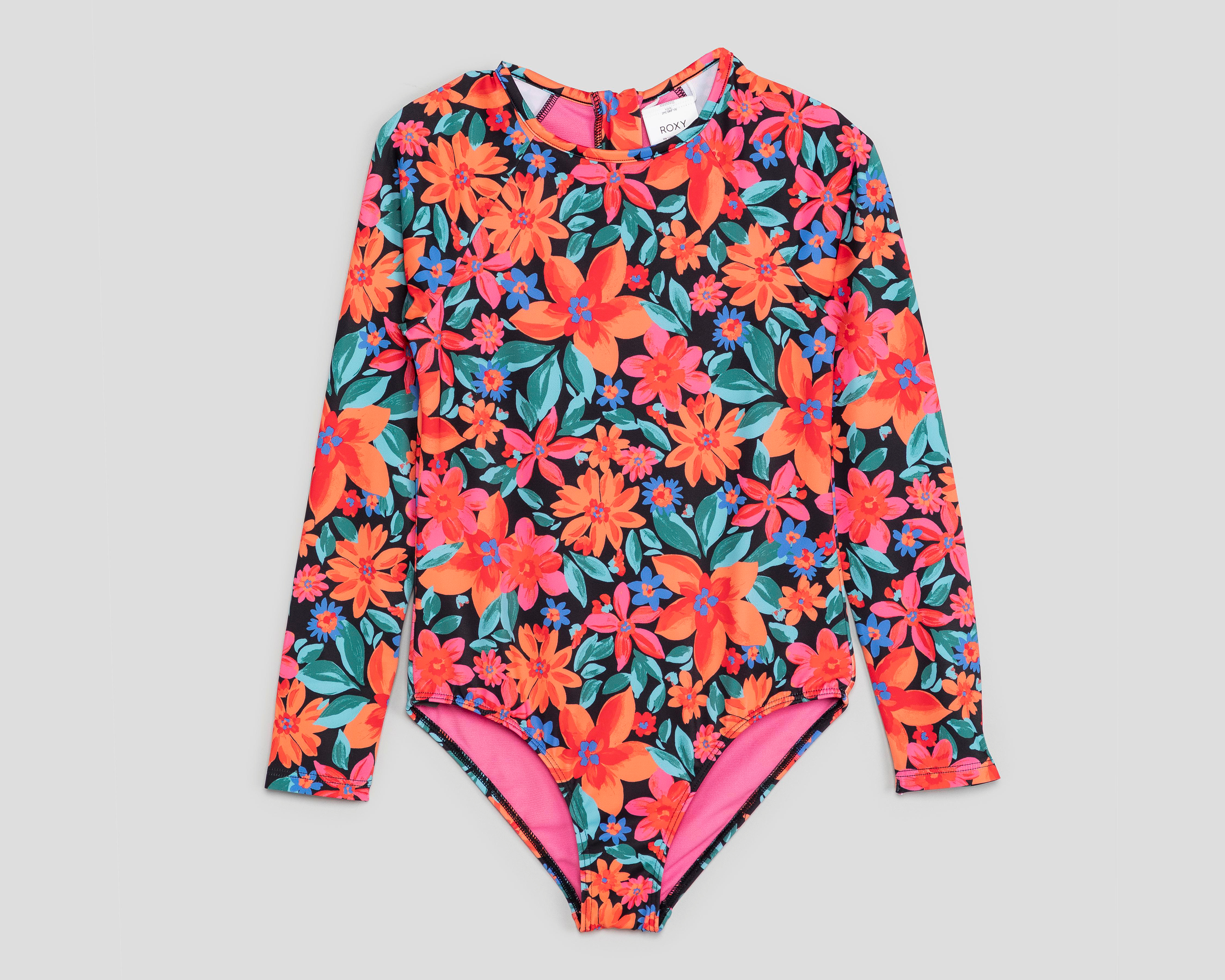 Foto 1 | Traje de Baño Roxy Floral para Niña