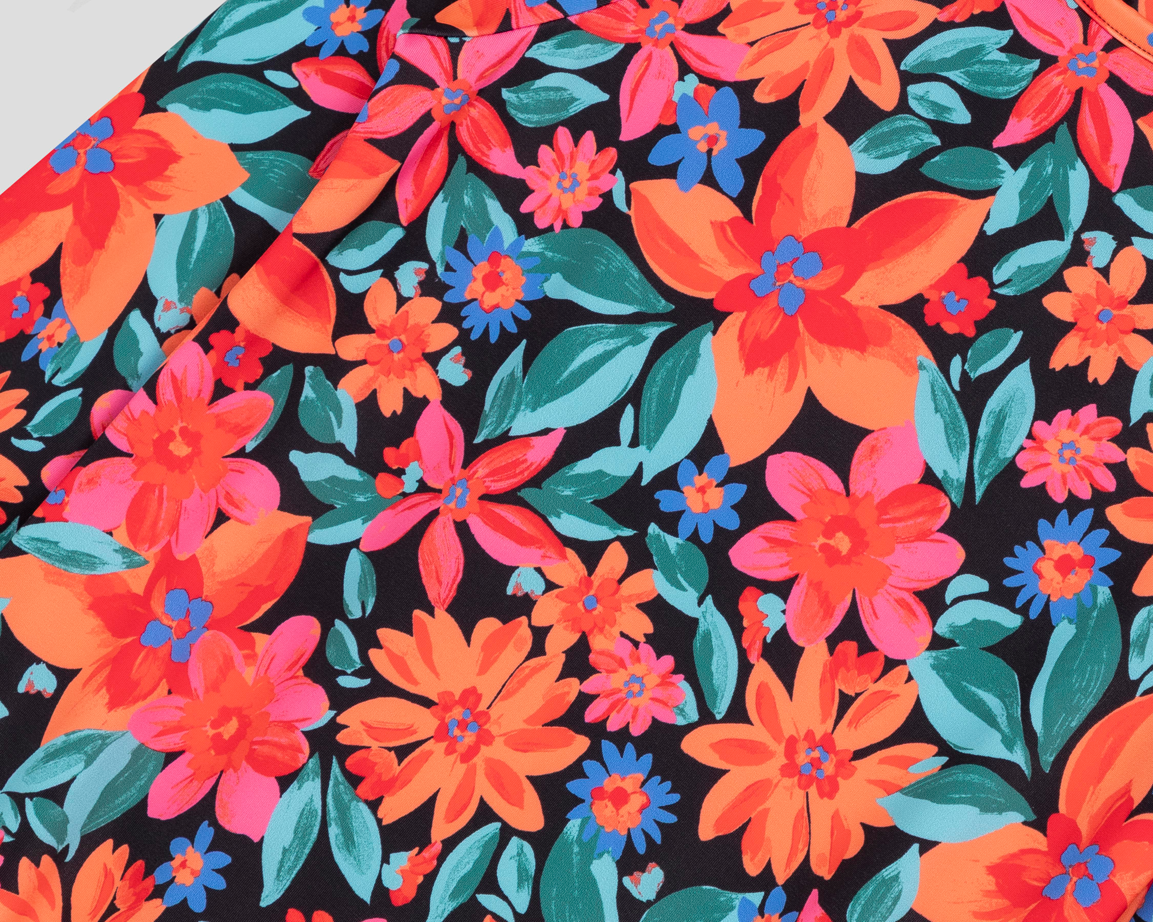 Foto 4 pulgar | Traje de Baño Roxy Floral para Niña