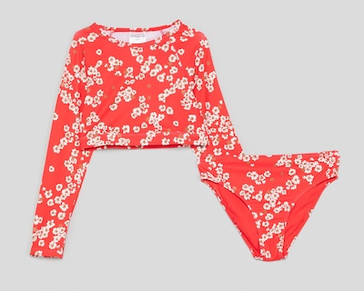 Foto 1 | Traje de Baño Roxy Floral para Niña 2 Piezas