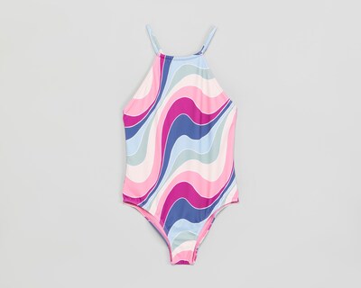 Foto 1 | Traje de Baño Roxy Estampado para Niña