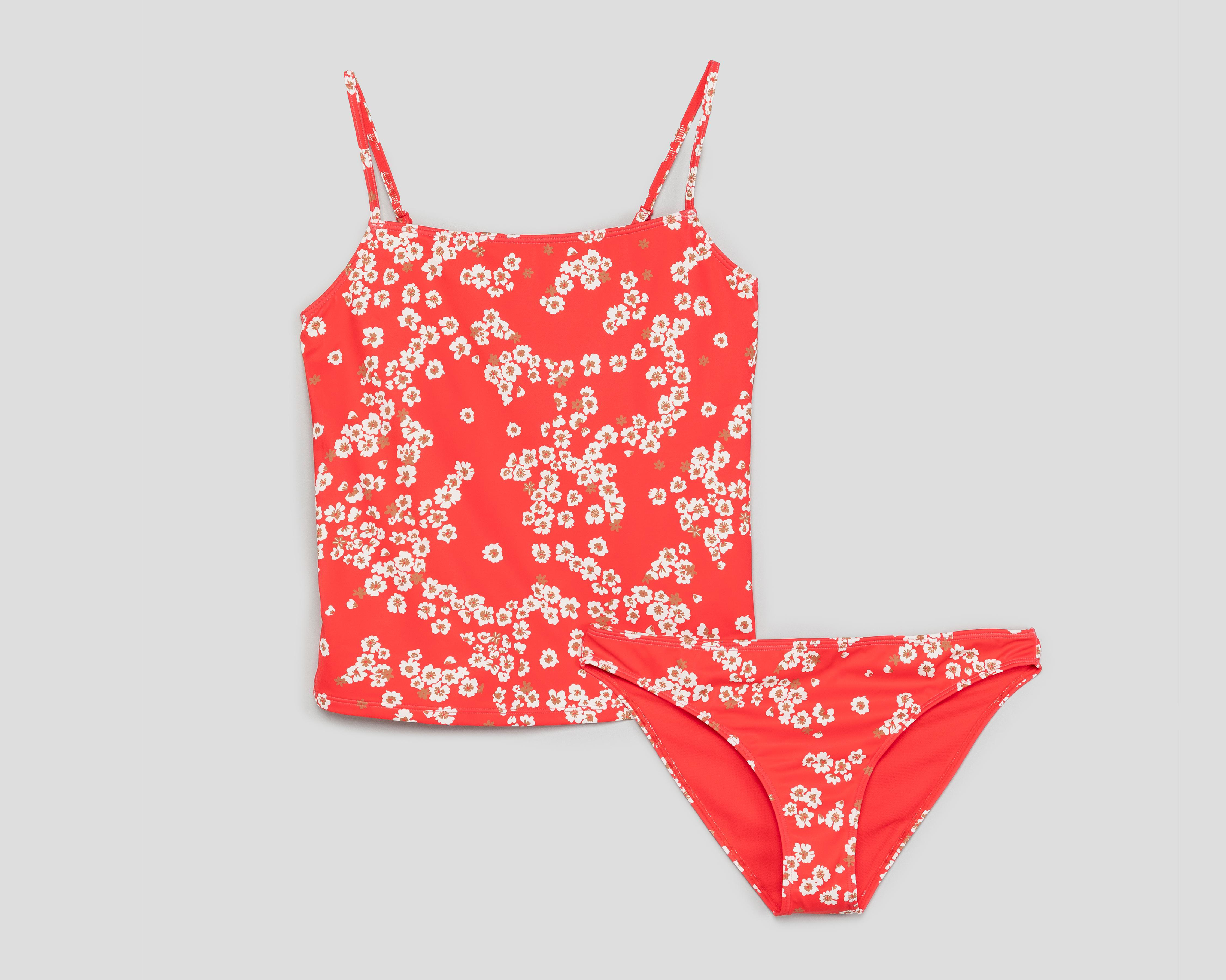 Foto 1 | Traje de Baño Roxy Floral Juvenil 2 Piezas
