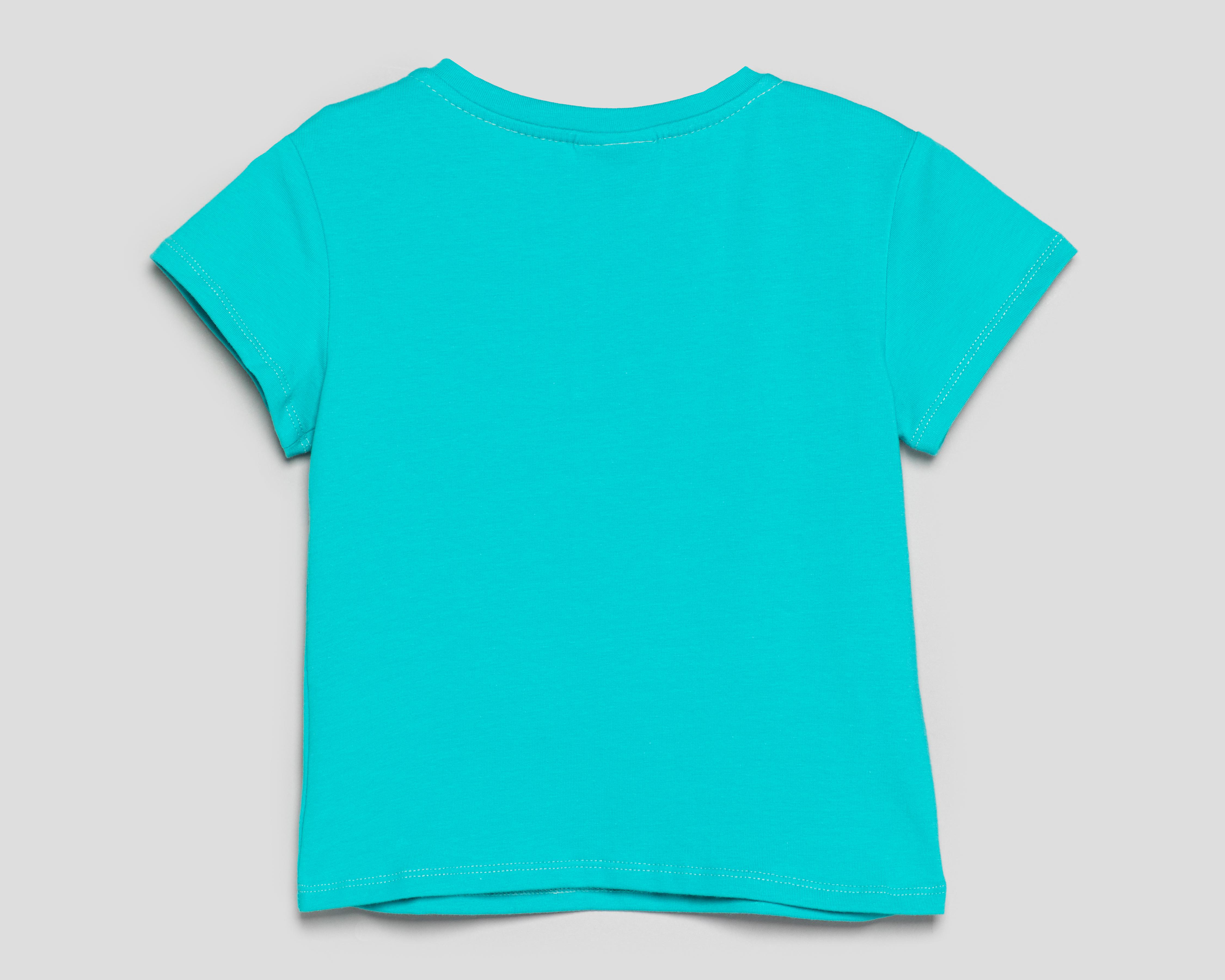 Foto 3 pulgar | Playera de Cuello Redondo Aqua Barbie para Niña