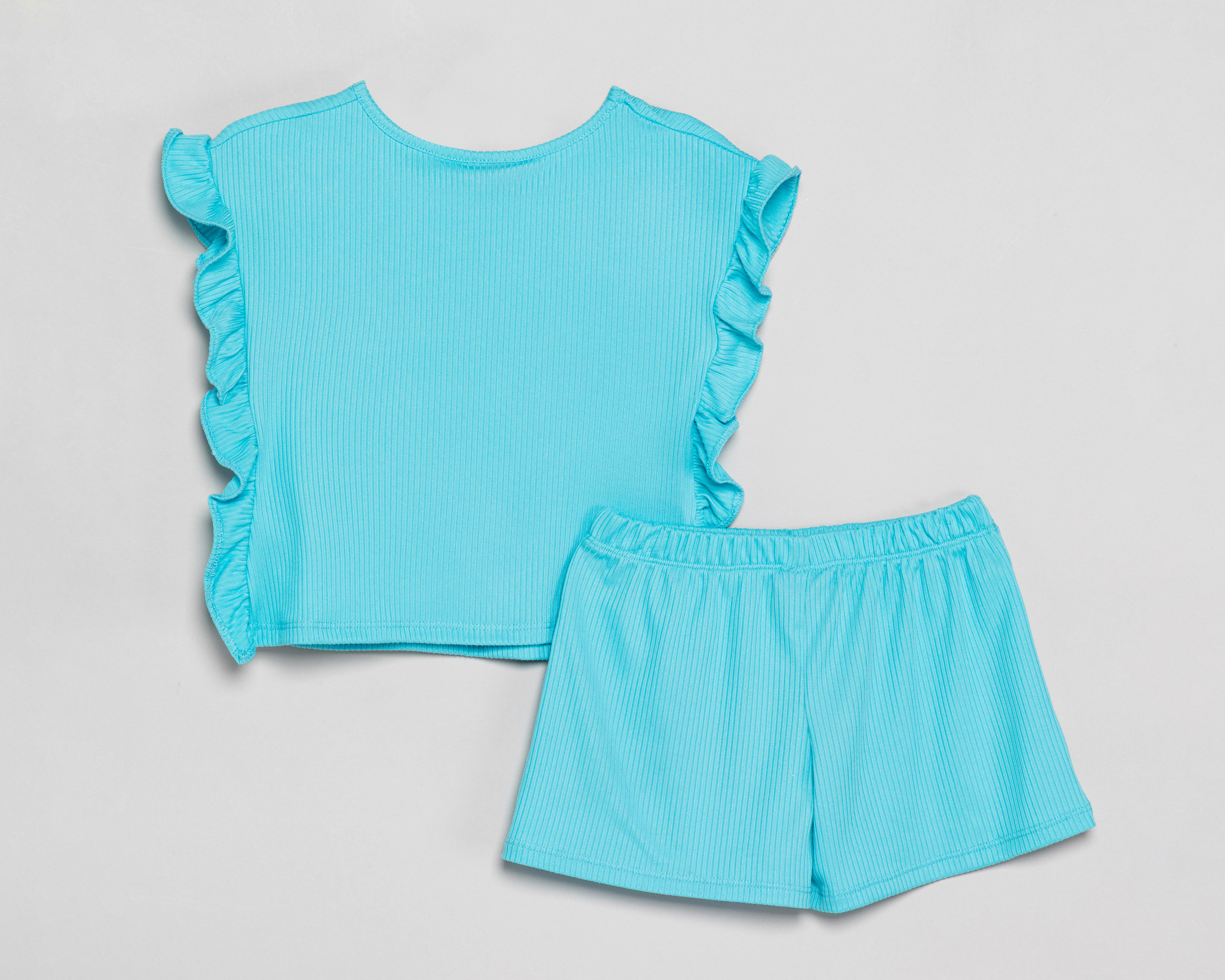 Foto 2 | Playera y Short Barbie para Niña