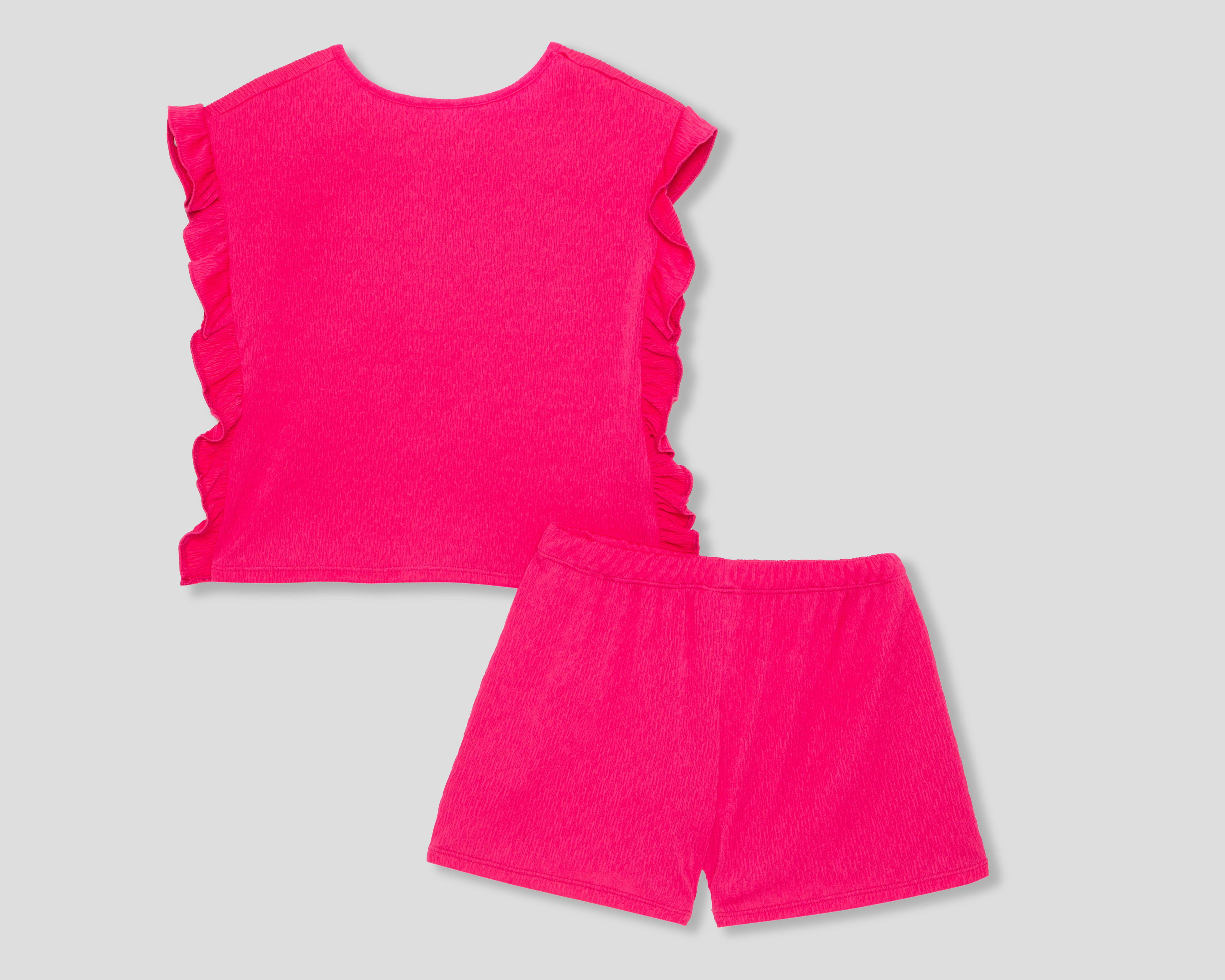 Foto 2 | Playera y Short Barbie para Niña