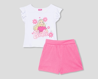 Foto 1 | Playera y Short Barbie para Niña